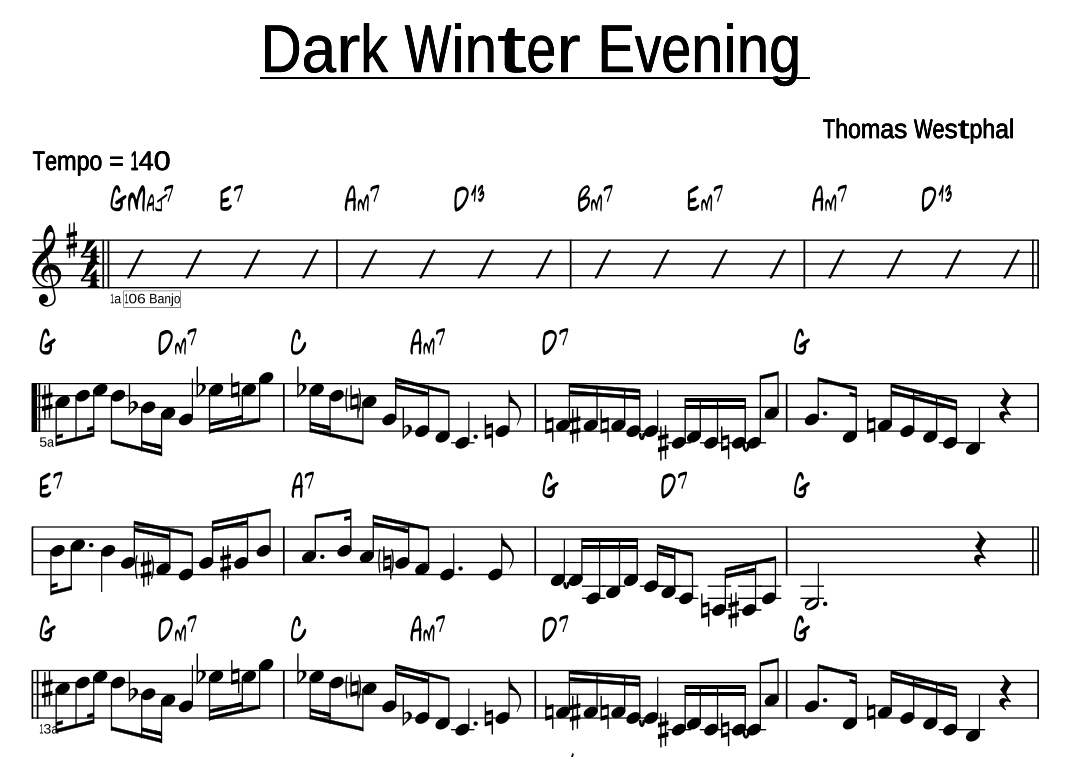 Dark Winter Evening