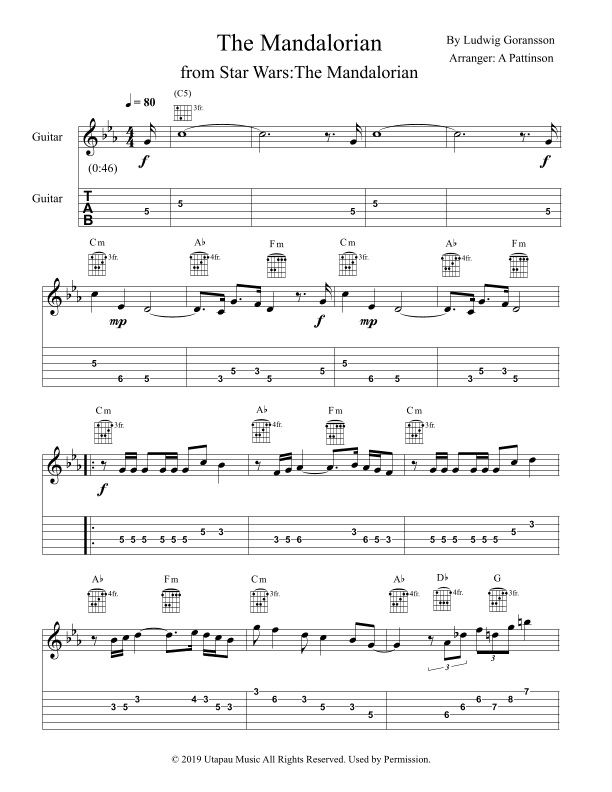 The Mandalorian (arr. Andrew Pattinson)