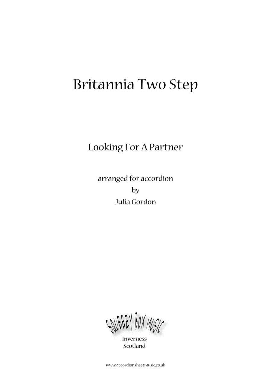 Britannia Two Step (Looking For A Partner) (arr. Julia Gordon)