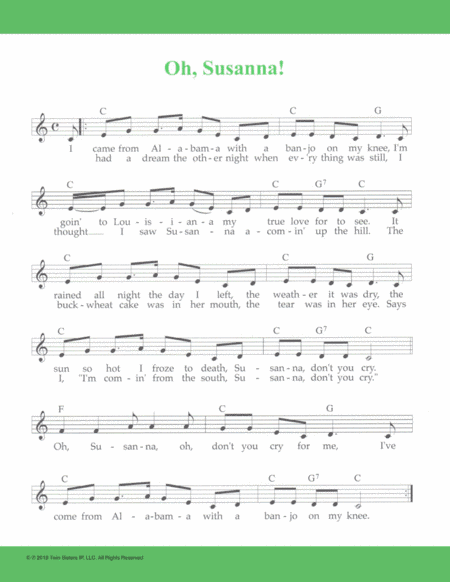 Oh, Susanna! (arr. Hal Wright)