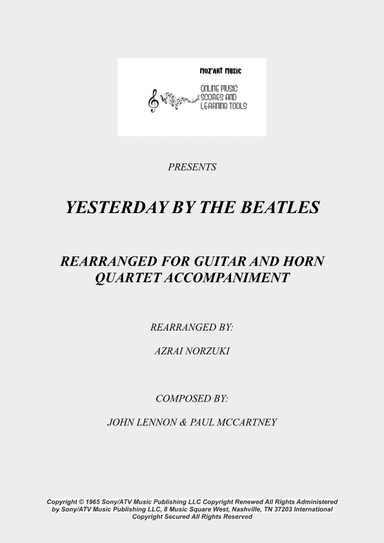 Yesterday (arr. Azrai Norzuki)