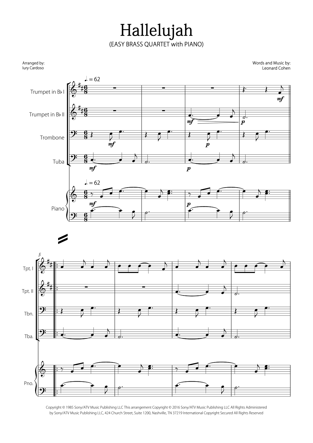 Hallelujah (arr. Iury Cardoso)