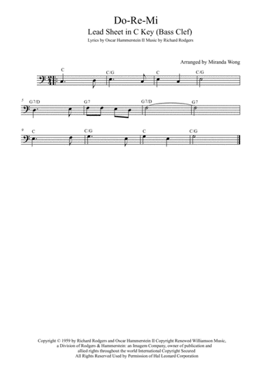 Do-Re-Mi (arr. Miranda Wong)