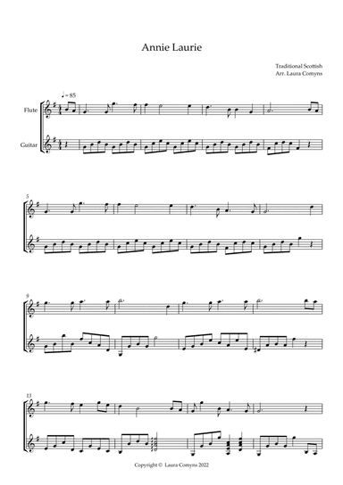 Annie Laurie (arr. Laura Comyns)