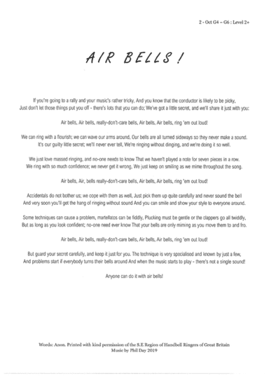 Air Bells - Handbells - 2 Oct