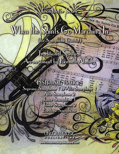 When the Saints Go Marching In (for Saxophone Quintet SATTB or AATTB) (arr. Kenneth Abeling)