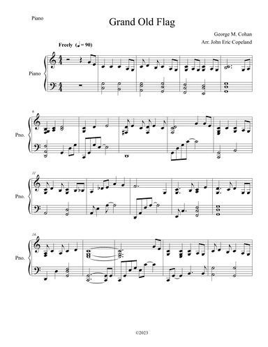 You're a Grand Old Flag (arr. John Eric Copeland)