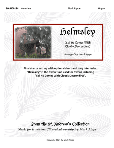 Helmsley (Lo! He Comes With Clouds Descending) StA H00124 (arr. Mark Rippe)