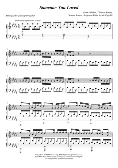 Someone You Loved (arr. Christopher Esther)