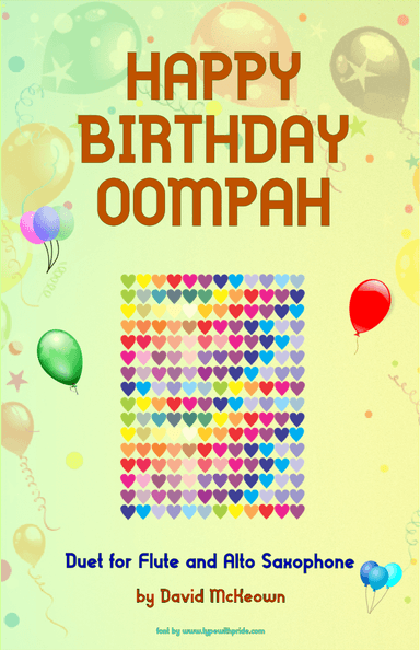 Happy Birthday Oompah, for Flute and Alto Saxophone Duet (arr. David McKeown)