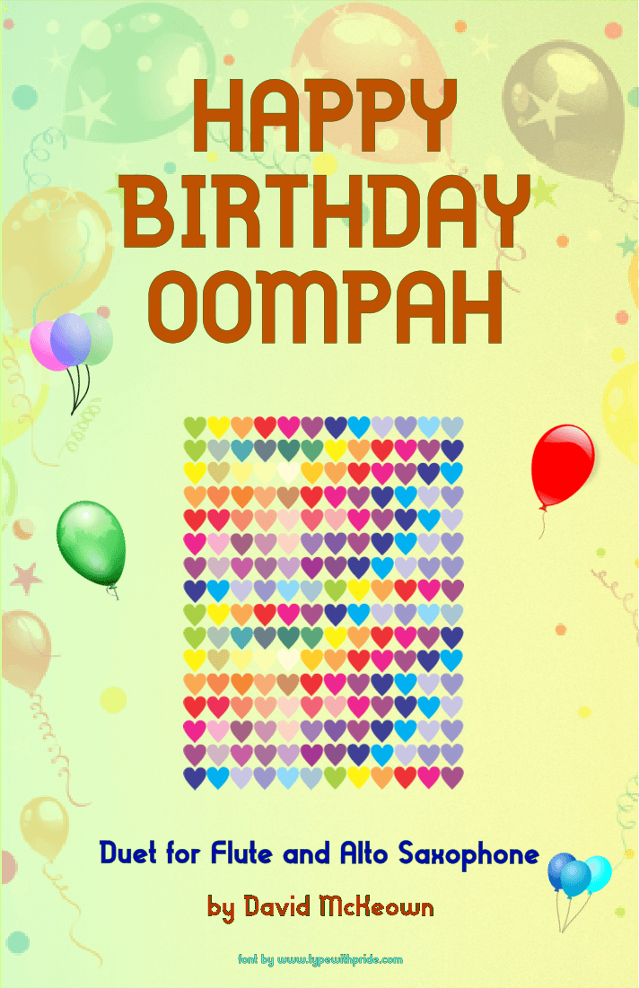 Happy Birthday Oompah, for Flute and Alto Saxophone Duet (arr. David McKeown)