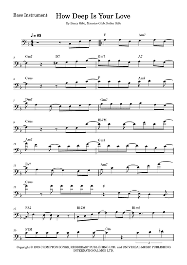 How Deep Is Your Love (arr. Fabio Eduardo de Oliveira)