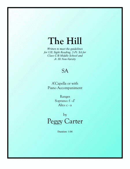 The Hill SA A'Capella