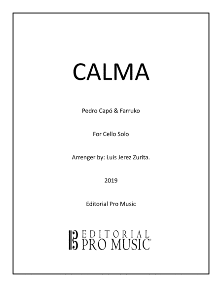 Pedro Cap (arr. Luis Jerez Z.)