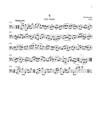 Suite for Solo Cello 4. Die Stadt