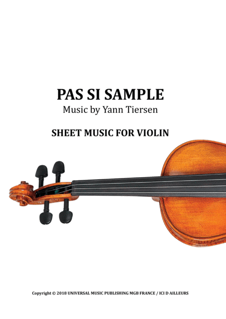 Pas Si Simple (arr. Marcelo Onetta Fermiano)