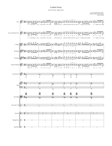 Locked Away (arr. M Nolan)
