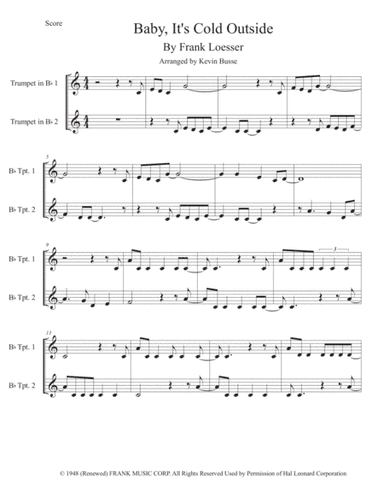 Baby, It's Cold Outside (arr. Kevin Busse)