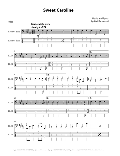 Sweet Caroline (arr. David Lartey)