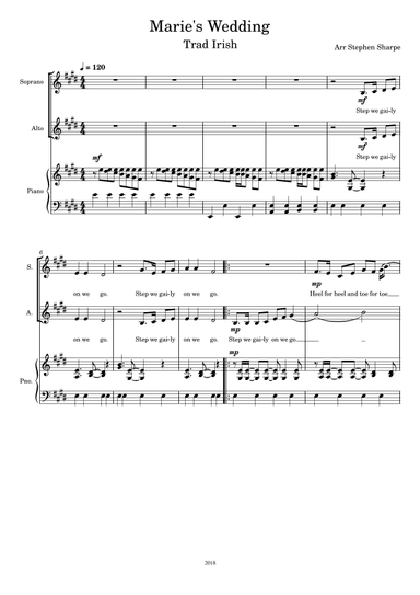 Marie's Wedding (arr. Stephen Sharpe)