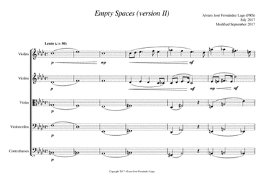 Empty Spaces (version II)