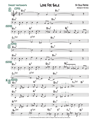 Love For Sale (arr. Rob Ames)