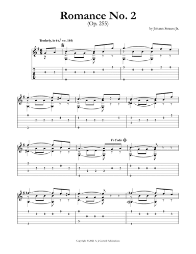 Romance No. 2 (arr. Mark Phillips)