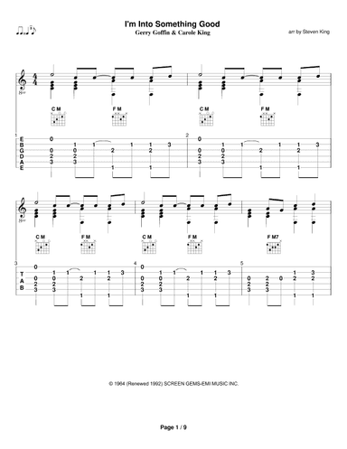 I'm Into Something Good (arr. Steven King)