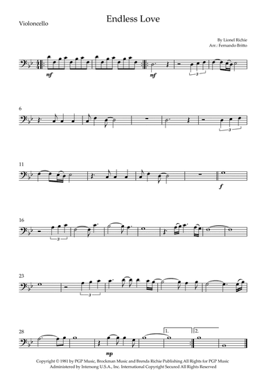 Endless Love (arr. Fernando Britto)