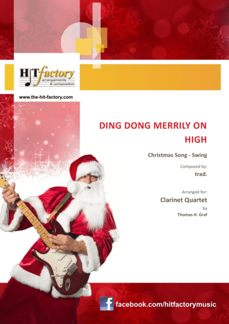 Ding dong merrily on high - Swing - Clarinet Quartet (arr. Thomas H. Graf)