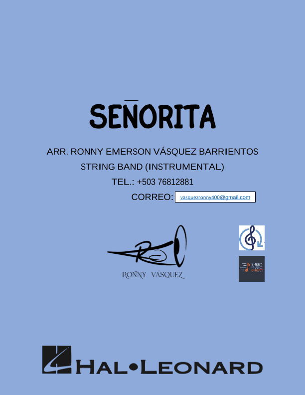 Senorita (arr. RONNY EMERSON VASQUEZ BARRIENTOS)