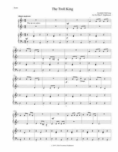 The Troll King (duet) (arr. Ellen Foncannon Stephenson)