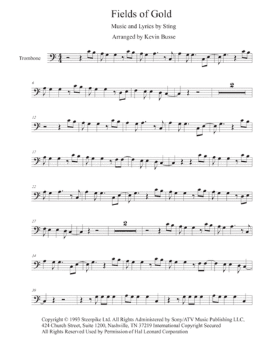 Fields Of Gold (arr. Kevin Busse)