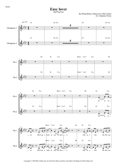 Easy Lover (arr. Stephane ELSINY)