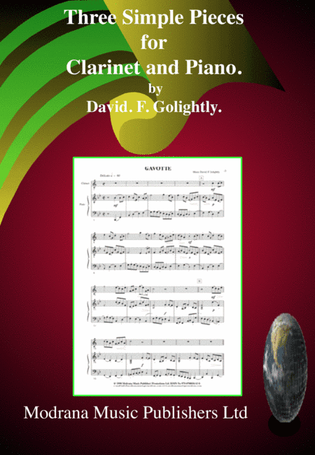 Three Simple Pieces for Clarinet and Piano