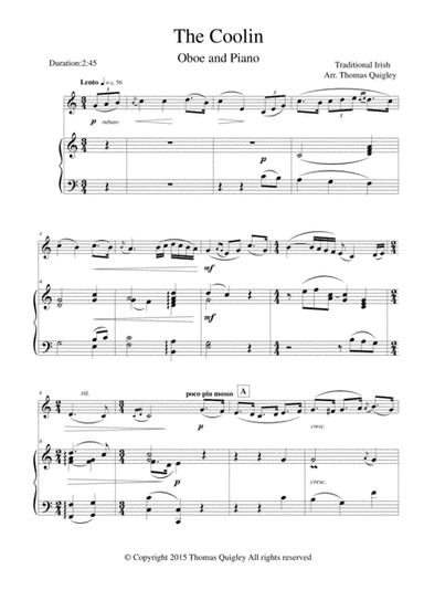 The Coolin (arr. Thomas Quigley)