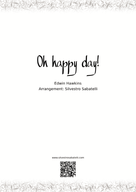 Oh Happy Day (arr. S. Sabatelli)