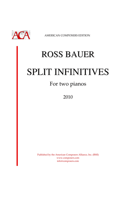 [Bauer] Split Infinitives