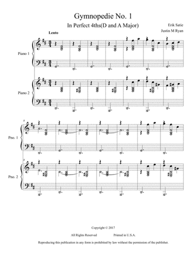 Gymnopedie No. 1 (arr. Justin M. Ryan)