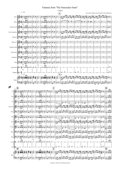 March (Fantasia from the Nutcracker) for School Wind Band (arr. David Burndrett)