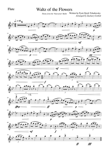 Waltz of the Flowers (arr. Zachary Corbett)