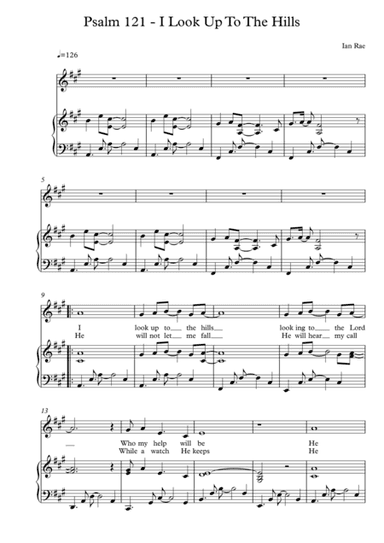 Psalm 121 - I Look Up To The Hills