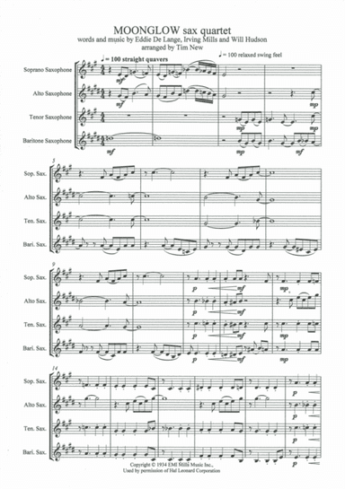 Moonglow (arr. Tim New)