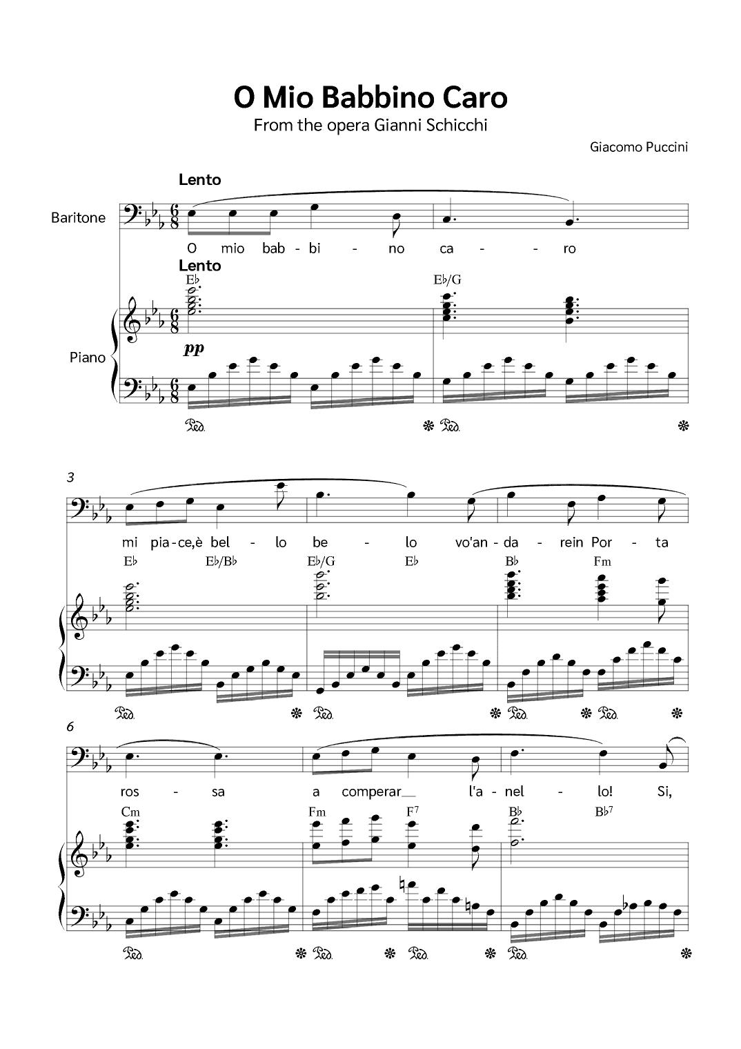 O Mio Babbino Caro (arr. Jackson Spindler)