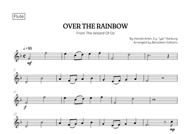Over The Rainbow (arr. Benzaiten Editions)