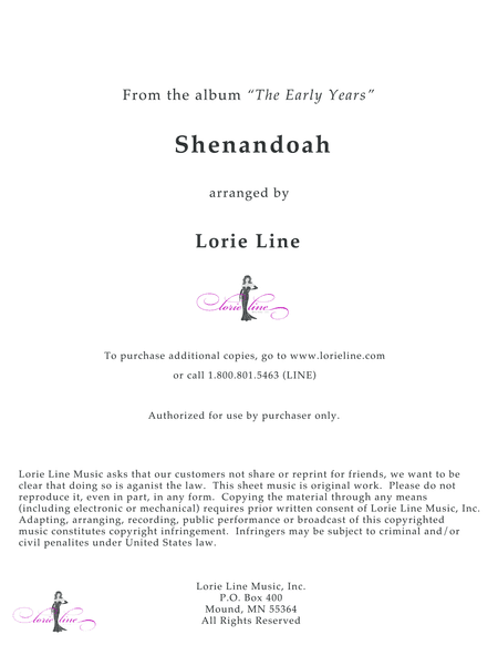 Shenandoah (arr. Lorie Line)