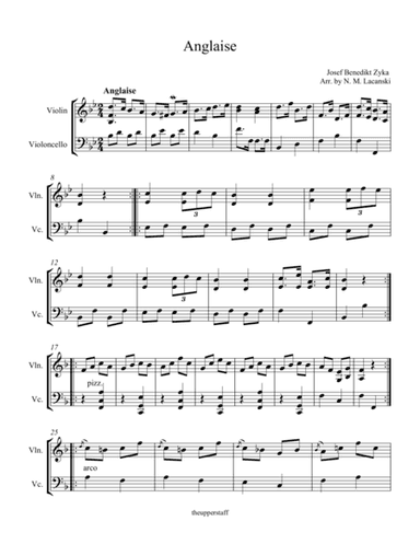 Anglaise (arr. Nick Lacanski)