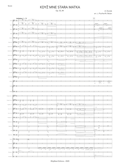 Když mne stara matka/Op. 55, #4 (arr. Nejc Bečan, Jaka Pucihar)