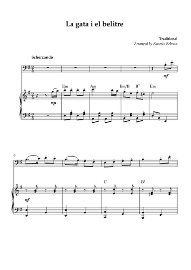 La gata i el belitre (arr. Kaiserin Rebecca)