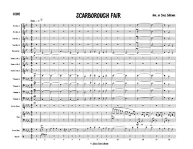 Scarborough Fair (arr. C. LaBenne Music)